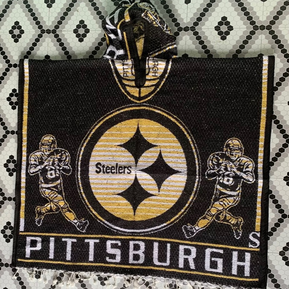 Pittsburgh Steelers Hooded Poncho